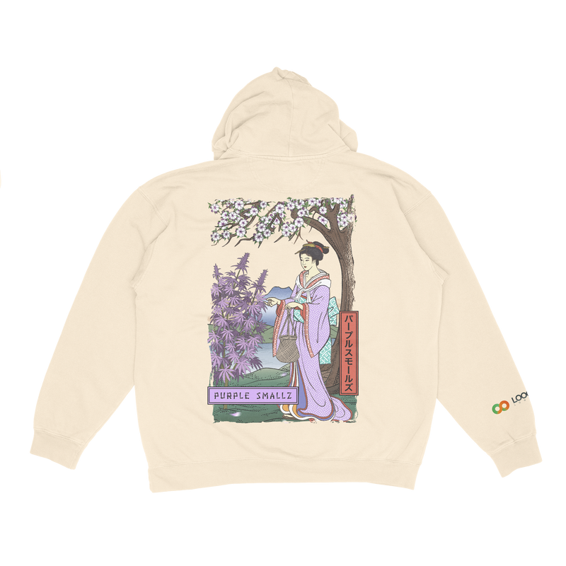 Creme Hoodie Transparent Art